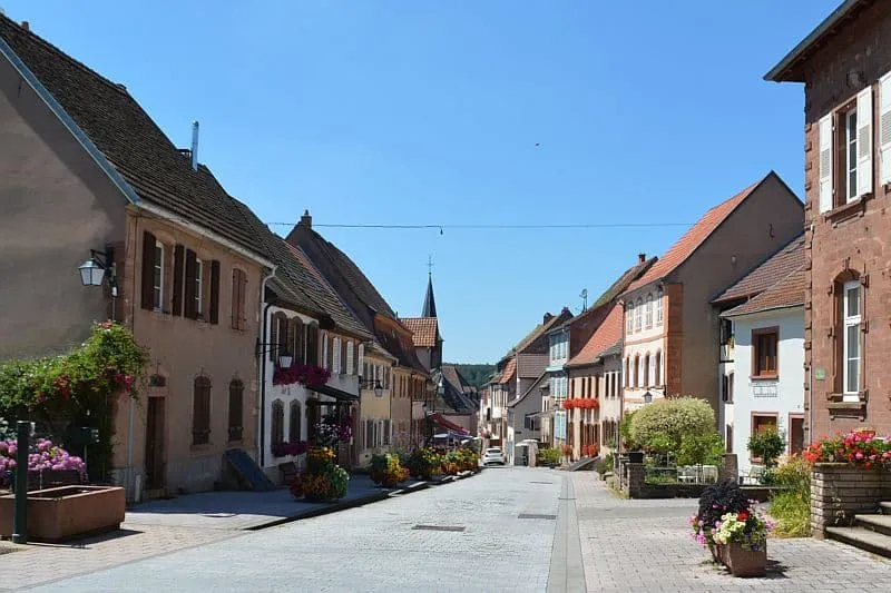 The hilltop town of La Petite Pierre