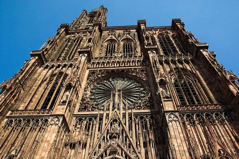 Strasbourg Cathedral in pink sandstone
