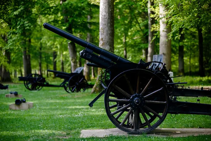 The battlefield and cemetery at Belleau Wood