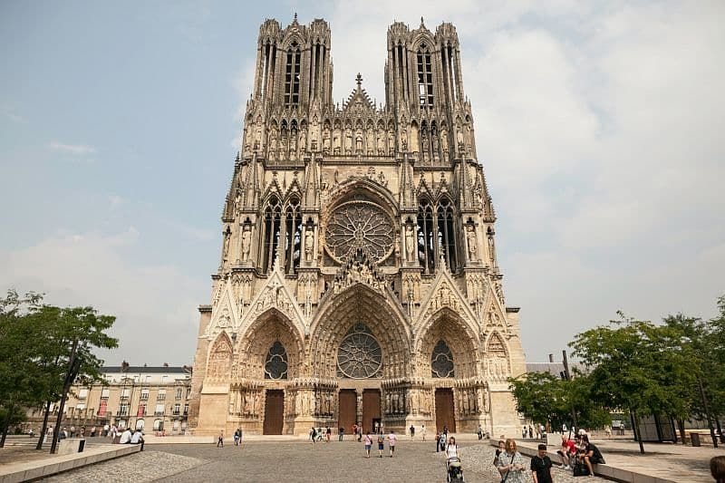 The cathedral of Notre Dame de Reims
