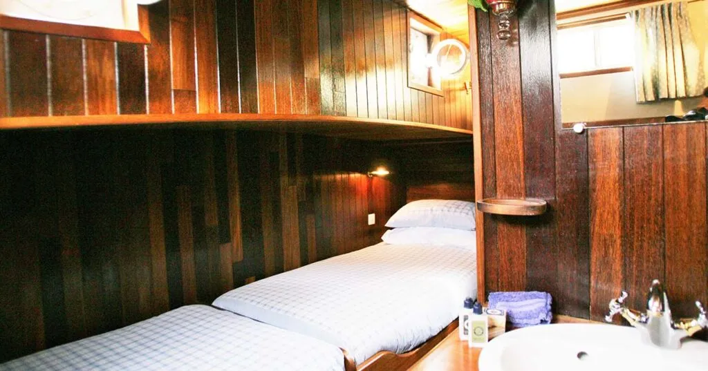 The Chambord stateroom aboard the Nymphea