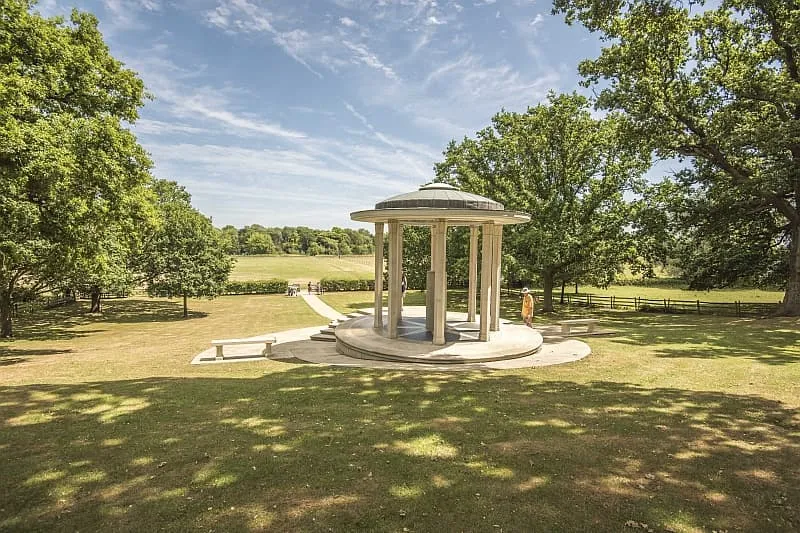 The Magna Carta memorial at Runnymede