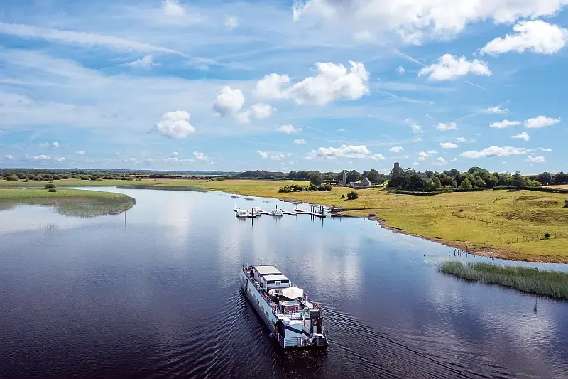 The Shannon Princess under way on a summer afternoon