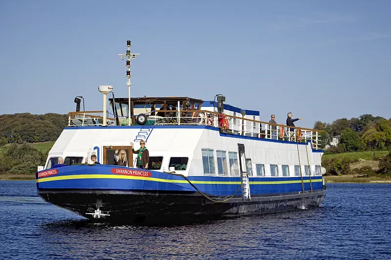 The Shannon Princess cruising the River Shannon